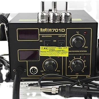 2 in 1 BK701D digital display soldering iron station and desoldering station