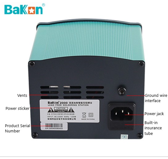BK2000 Welding machine 120W high frequency lead-free electric soldering irons