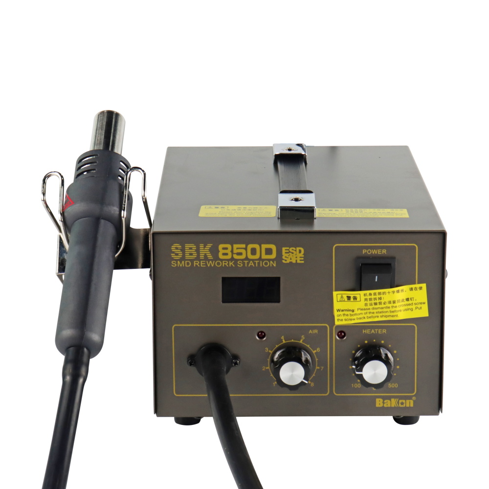 Bakon SBK850D SMD digital display hot air rework station